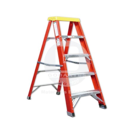 Escala Tijera Fibra de Vidrio/Aluminio 2.5 m Ekoline