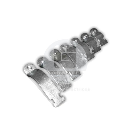 Abrazadera RUC 25 mm C/Perno y Tuerca Ekoline