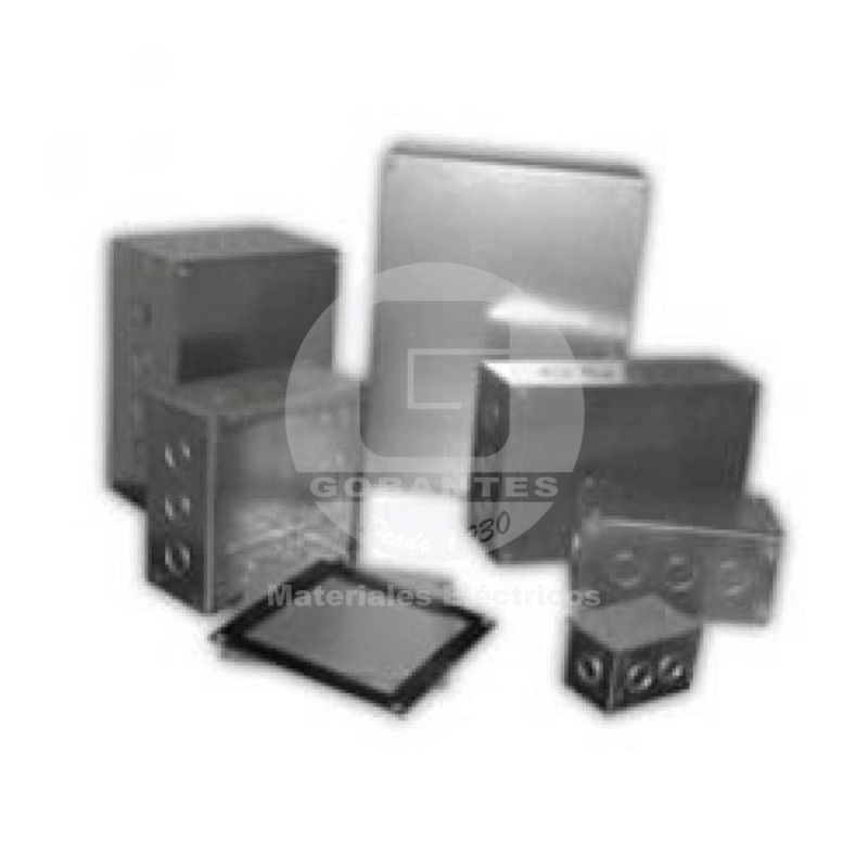 Caja B-15 C/Tapa Zincada (150 x 150 x 100 mm) Ekoline