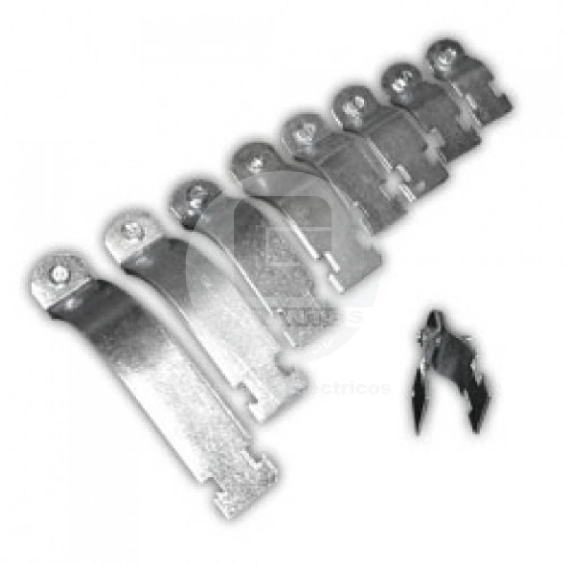 Abrazadera RC 25 mm C/Perno y Tuerca Ekoline