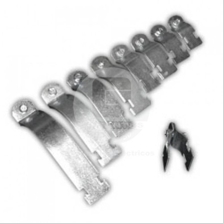 Abrazadera RC 25 mm C/Perno y Tuerca Ekoline