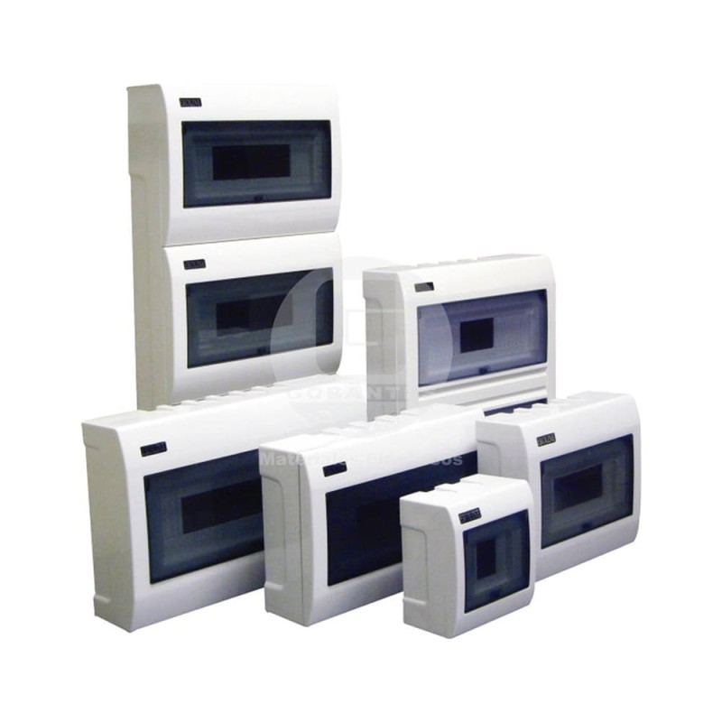 Tablero Sobrepuesto 24 Modulos Puerta Transp T24 Ekoline