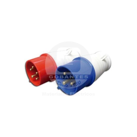 Macho Volante 3P+T 16A 380V IP-44  Ekoline