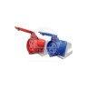 Hembra Sobrepuesta 3P+N+T 16A 380V IP-44  Ekoline
