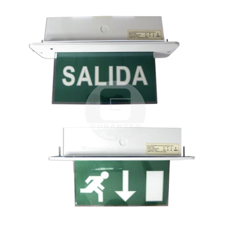 Equipo Emergencia LED Salida Empotrado Techo 3 hrs Ekoline