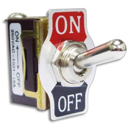 Switch Toggle 2 Posiciones 250V 15A Ekoline