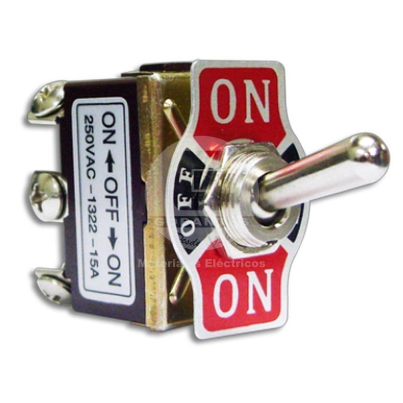 Switch Toggle 3 Posiciones 250V 15A Ekoline