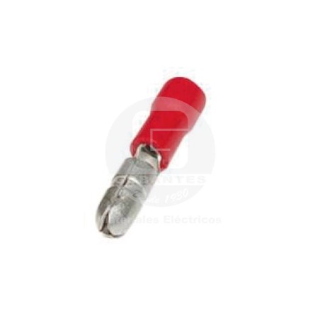 Terminal Bala Macho 22-16 AWG Rojo Ekoline
