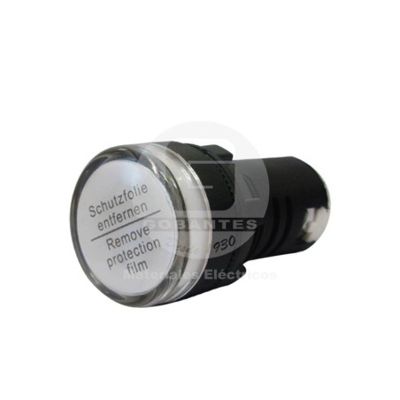 Luz Piloto LED Blanco 110V 22 mm Ekoline