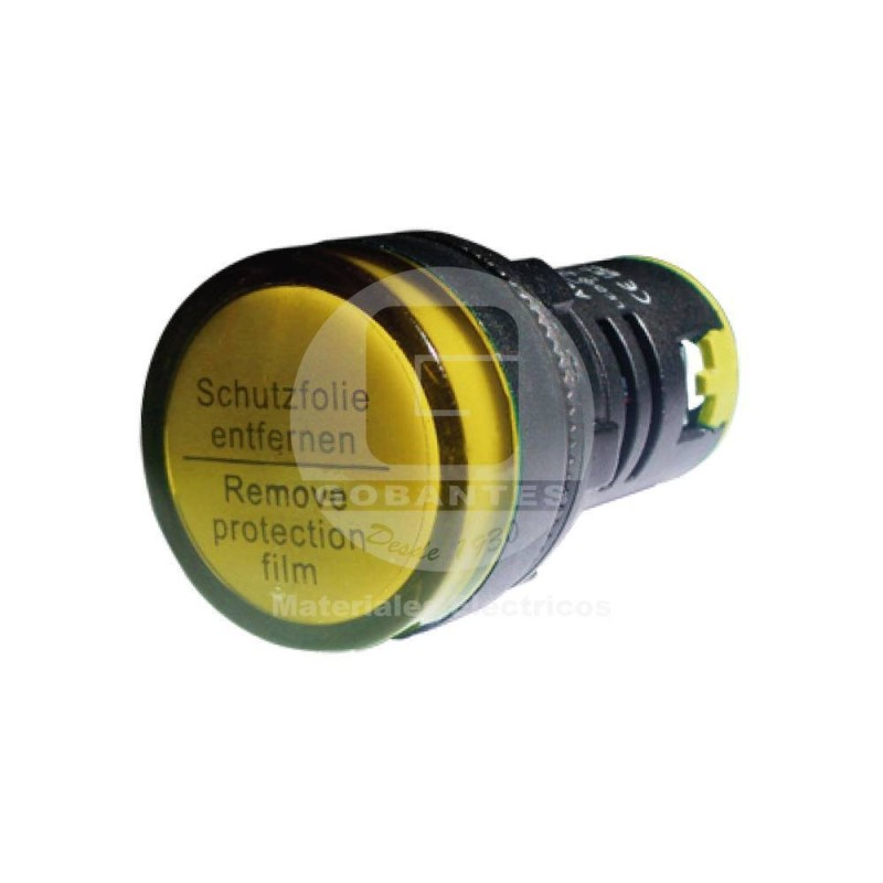 Luz Piloto LED Amarillo 110V 22 mm Ekoline