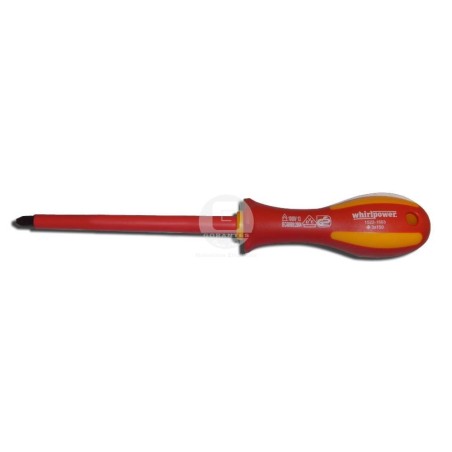 Destornillador Aislado Cruz PH1 x 185 mm Whirlpower