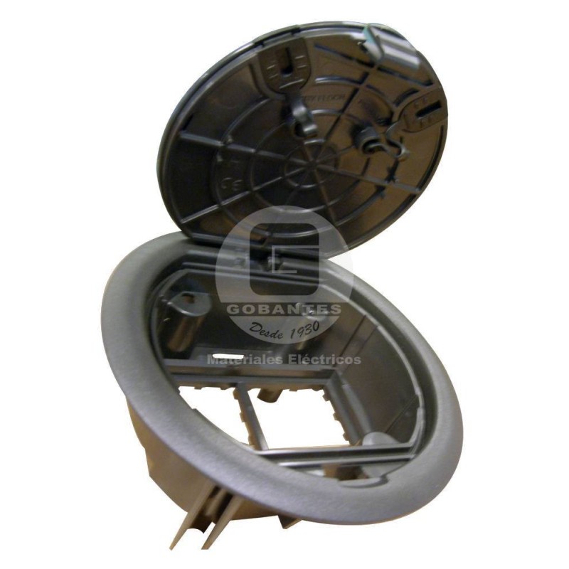 Caja Empotrable Circular 4 Módulos Negra 83002 Efapel