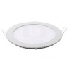 Panel LED Redondo 6W Luz Fria Empotrable C/Driver Externo Ekoline