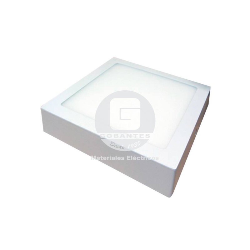 Panel LED Cuadrado 18W Luz Calida Sobrepuesto C/Driver Externo Ekoline