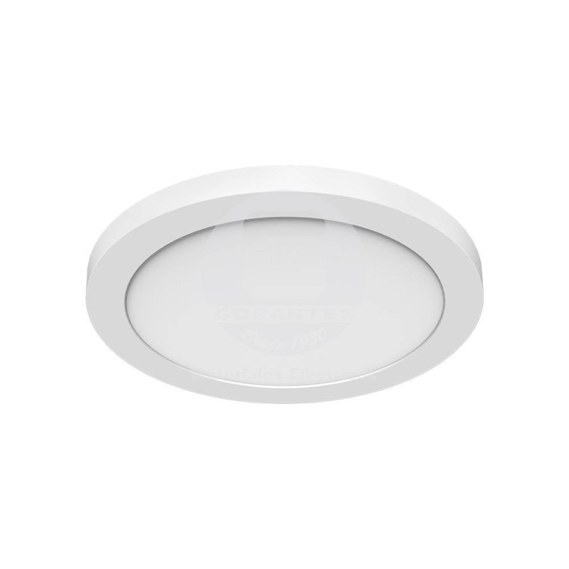 Panel LED Redondo 6W Luz Calida Sobrepuesto C/Driver Interno Ekoline