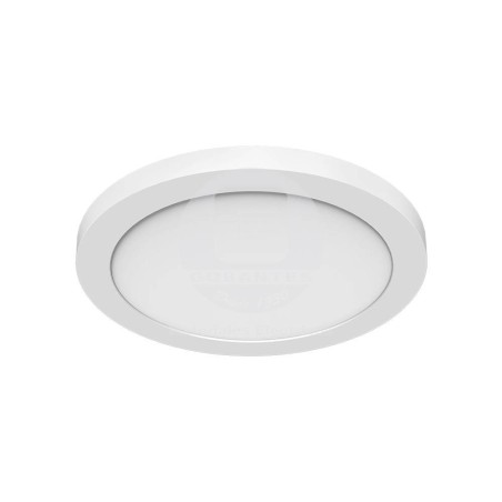 Panel LED Redondo 6W Luz Calida Sobrepuesto C/Driver Interno Ekoline