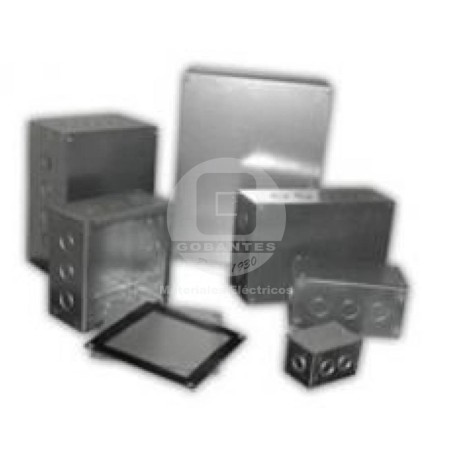 Caja B-15 Galvanizada C/Tapa (150 x 150 x 100 mm) Ekoline