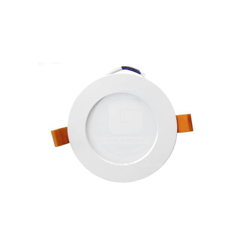 Panel LED Redondo 6W Luz Calida Empotrable C/Driver Interno Ekoline