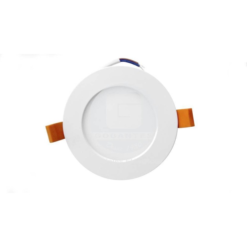 Panel LED Redondo 6W Luz Fria Empotrable C/Driver Interno Ekoline