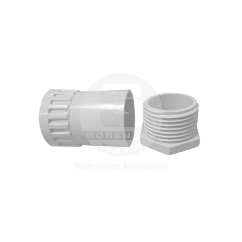 Terminal P/Tubería Rígida Libre de Halógenos 32 mm Gris Dietzel
