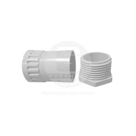 Terminal P/Tubería Rígida Libre de Halógenos 32 mm Gris Dietzel