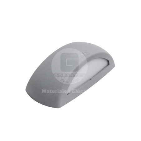 Apliqué Muro Sobrepuesto Gris C/Amp. Filamento LED 6W Luz Cálida Fumagalli