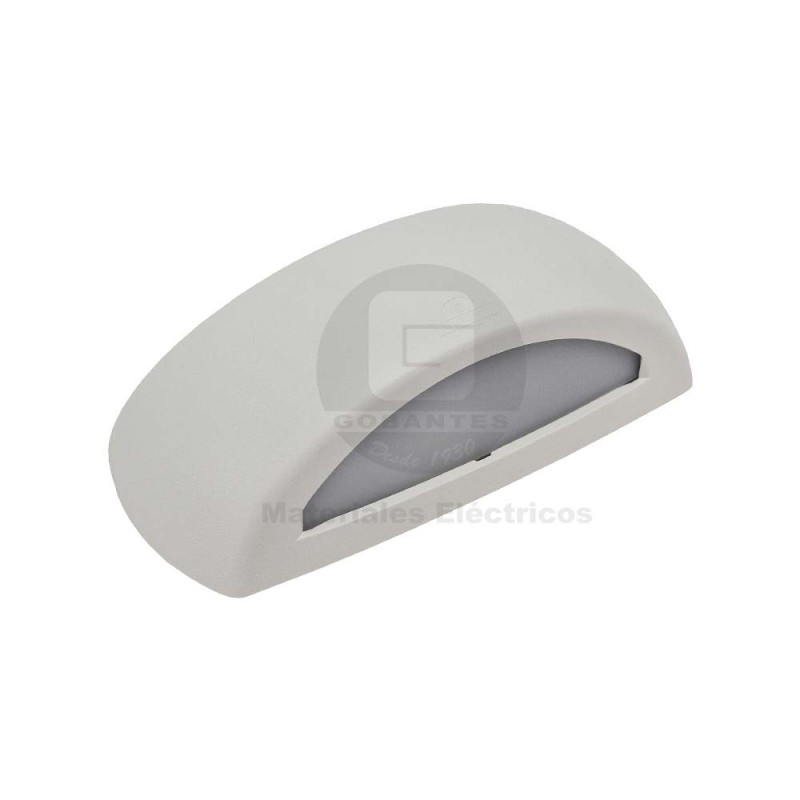 Apliqué Muro Sobrepuesto Blanco C/Amp. Filamento LED 6W Luz Fría Fumagalli
