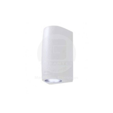 Apliqué Muro Focal Gris C/Amp. LED GU-10 3.5W Luz Fría Fumagalli