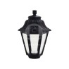 Farol Colgante Negro Vidrio Claro P/E-27 (Sin Amp.) Fumagalli