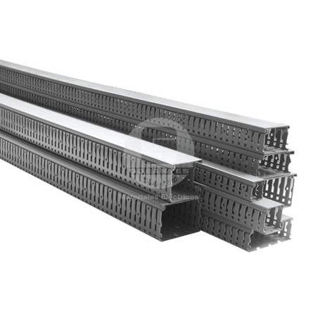 Canaleta Ranurada 25 x 60 mm Gris 14090CCZ Efapel