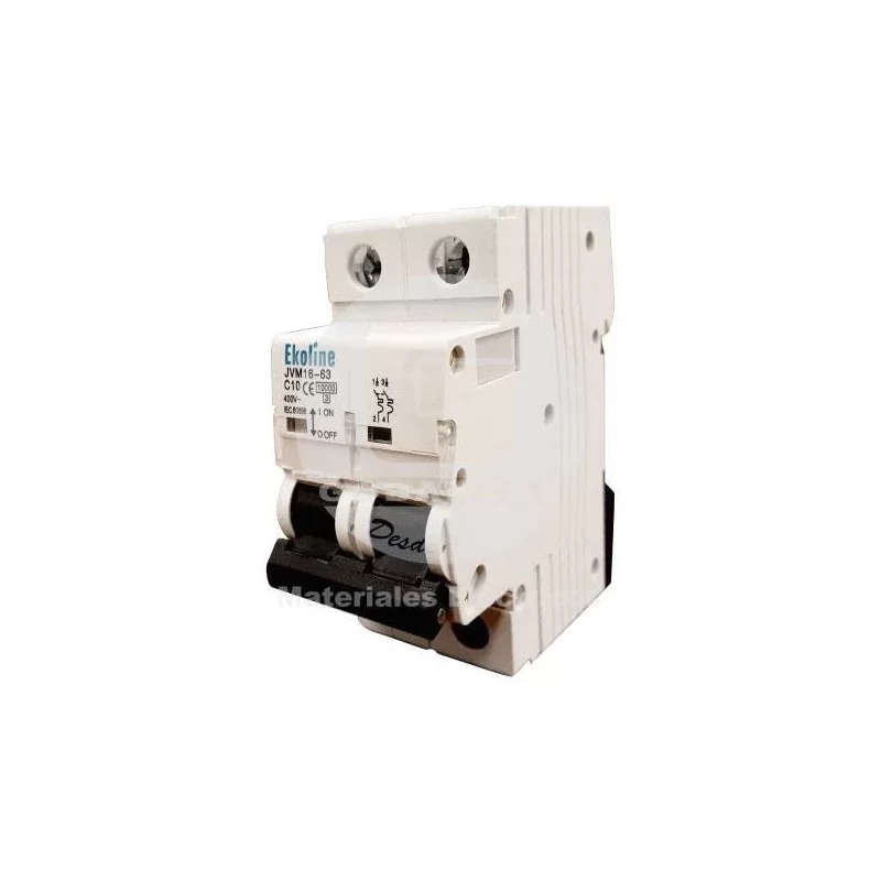 Interruptor Automático 2 x 40A 10K Curva C Ekoline