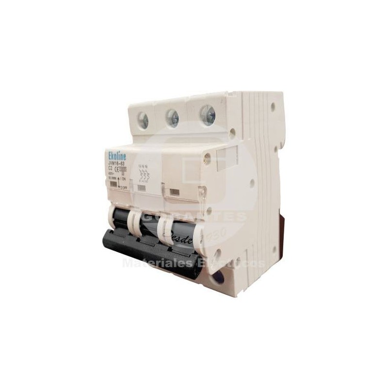 Interruptor Automático 3 x 63A 10K Curva C Ekoline