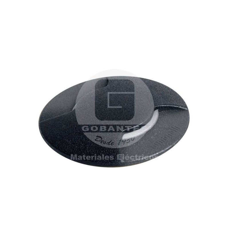 Foco Empotrado Piso 3L Negro C/Amp. LED GU-10 3.5W Luz Fría Fumagalli