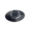 Foco Empotrado Piso 3L Negro C/Amp. LED GU-10 3.5W Luz Fría Fumagalli