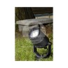 Estaca Negra Vidrio Opaco C/Amp. LED GU-10 3.5W Luz Cálida Fumagalli