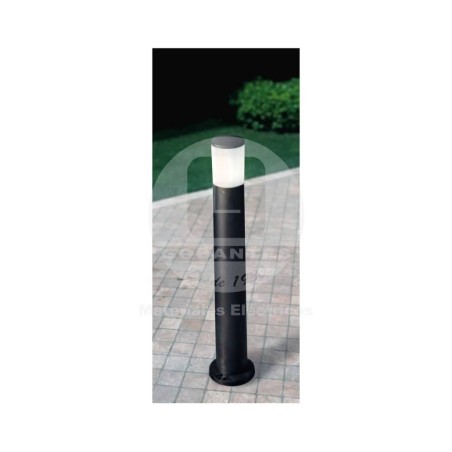 Mini Farol Negro Vidrio Opaco C/Amp. Filamento LED 12W Luz Cálida Fumagalli