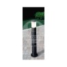 Mini Farol Negro Vidrio Opaco C/Amp. Filamento LED 12W Luz Cálida Fumagalli