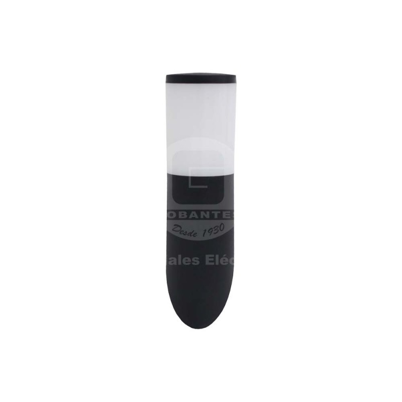 Apliqué Muro Inclinado Negro C/Amp. Filamento LED 6W Luz Fría Fumagalli