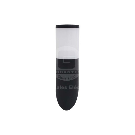 Apliqué Muro Inclinado Negro C/Amp. Filamento LED 6W Luz Fría Fumagalli