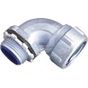 Conector Curvo 25 mm P/Flexible Metálico Ekoline