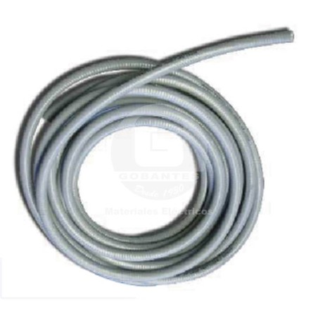 Tubo Flexible Metálico 25 mm C/PVC Ekoline (Rollo 30 mts)