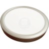 Panel LED Redondo Sobrepuesto y Empotrado 10W T° Color Ajustable Nickel Ekoline