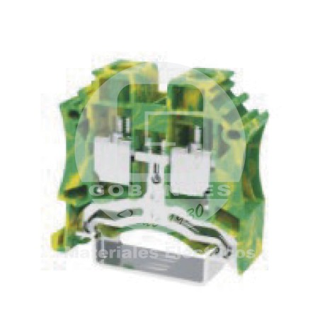 Borne de Conexión Riel Din DC6Q 0.5/6mm2 Neutro Degson