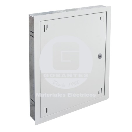 Registro de terminación de red empotrar metálico 525 x 665 x 80 mm Ide