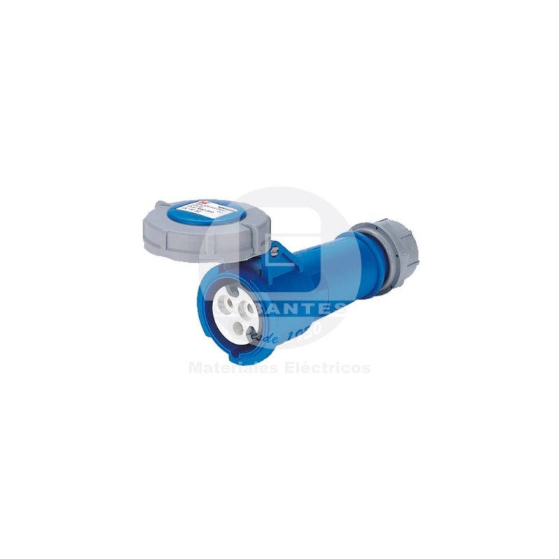 Hembra Volante 2P+T 16A 220V IP67 Ekoline
