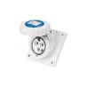 Hembra Empotrada Inclinada 2P+T 16A 220V IP67 Ekoline