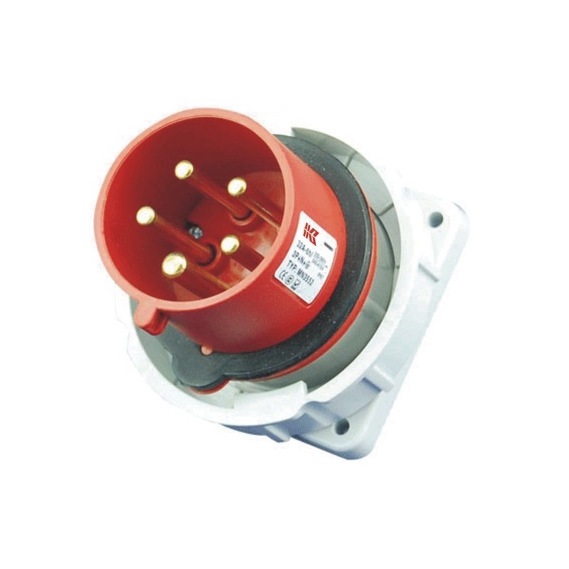 Macho Sobrepuesta 3P+N+T 16A 380V IP67 Ekoline