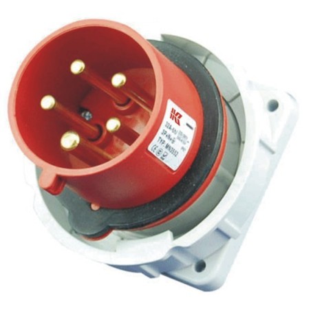 Macho Sobrepuesta 3P+N+T 16A 380V IP67 Ekoline