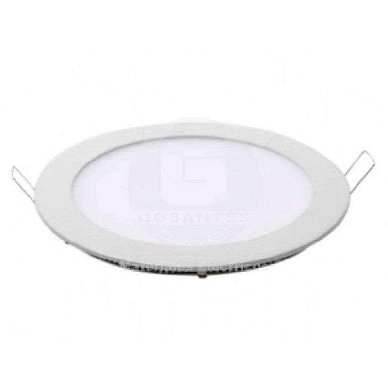 Panel LED Redondo 6W Luz Dia Empotrado C/Driver Ext Ekoline