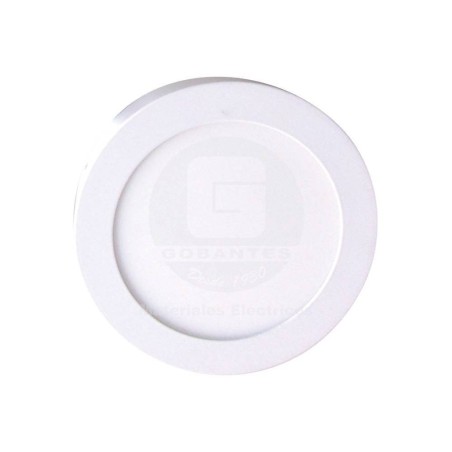 Panel LED Redondo 12W Luz Dia Sobrepuesto C/Driver Ext Ekoline